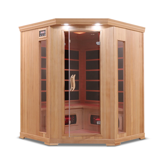 4 Person Full Spectrum Corner Infrared Sauna